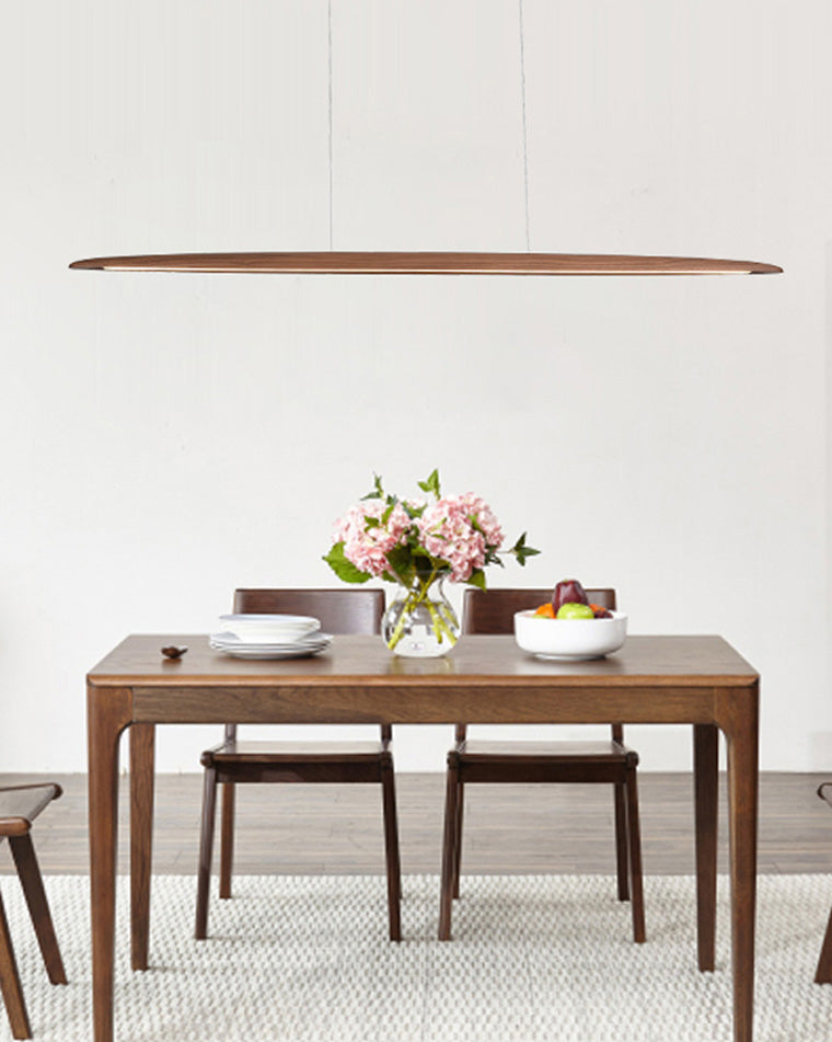 Suspension LED linéaire en bois WOMO-WM2523