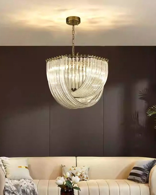 Lustre en verre à ruban WOMO-WM2590
