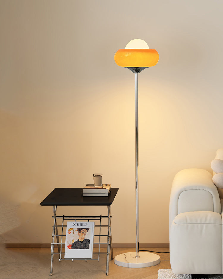 WOMO Lampe sur Pied Torchière Orange - WM7092