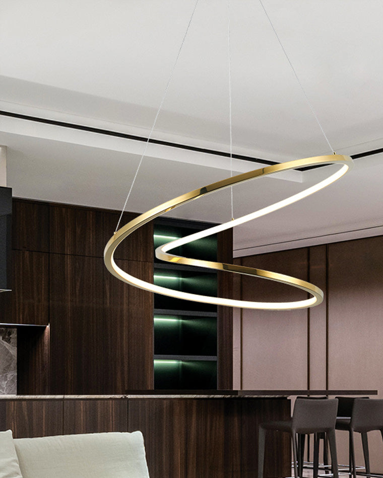 Lustre à LED WOMO Swirl-WM2461