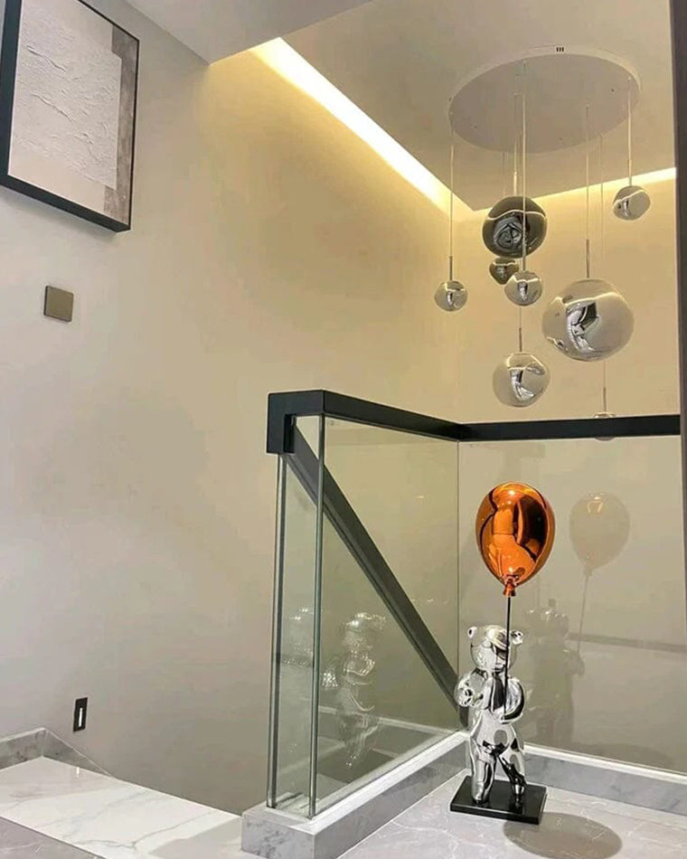 WOMO Suspension Boule Colorée Design-WM2043