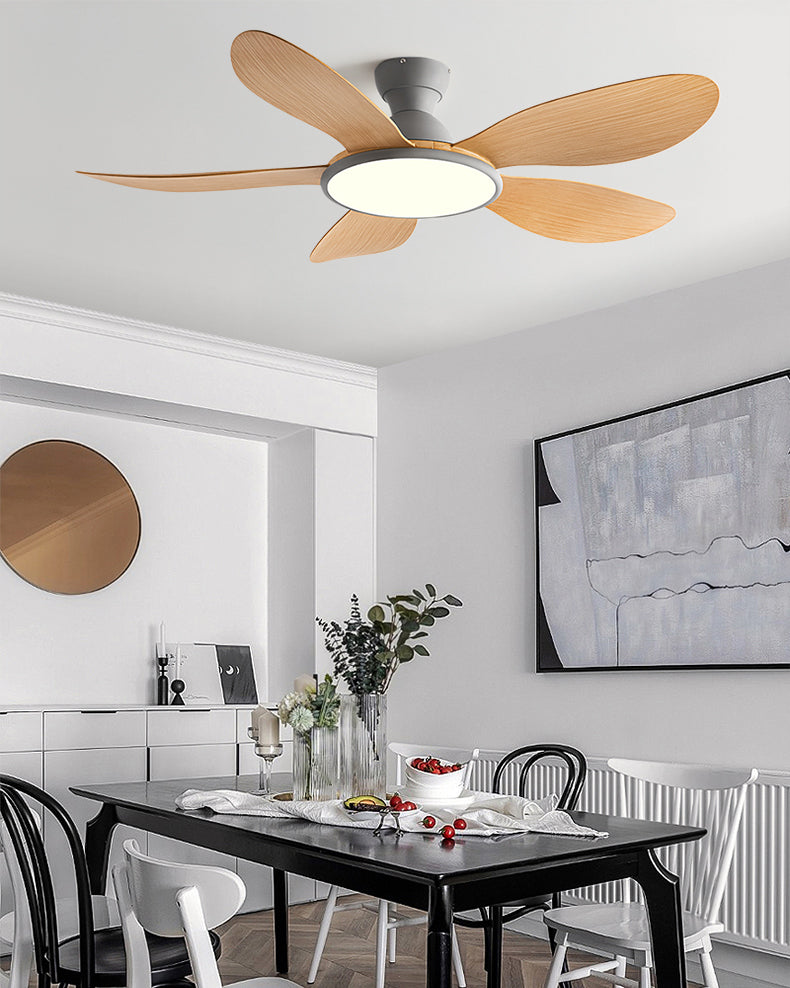 Ventilateur de plafond à profil bas WOMO avec lumière vive  - WM5153