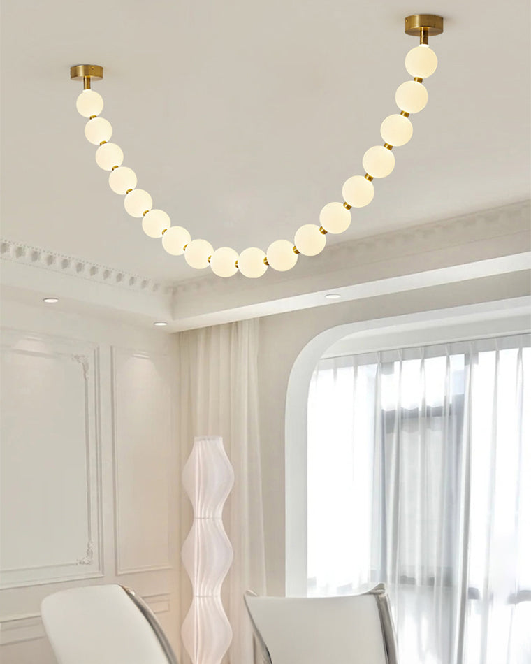 WOMO Lustre Collier de Perles Art Déco-WM2806