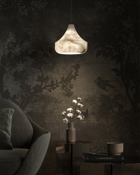 WOMO-WM2905 Cone Alabaster Pendant Light