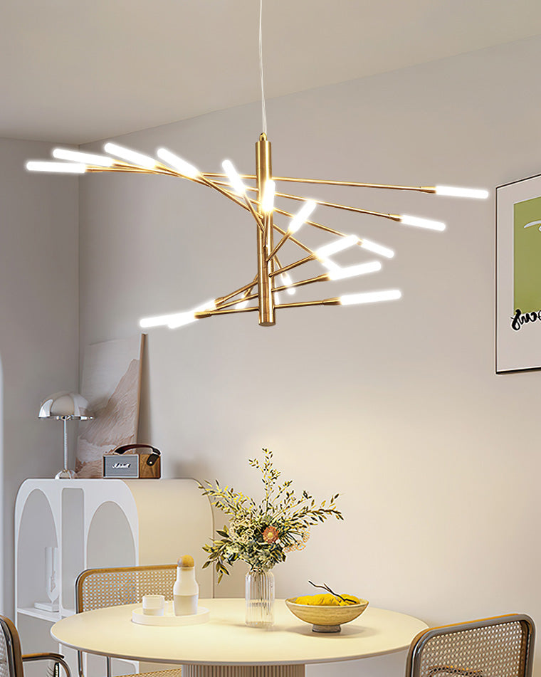 WOMO Multiple Spiral Modern Living Room Chandelier-WM2408