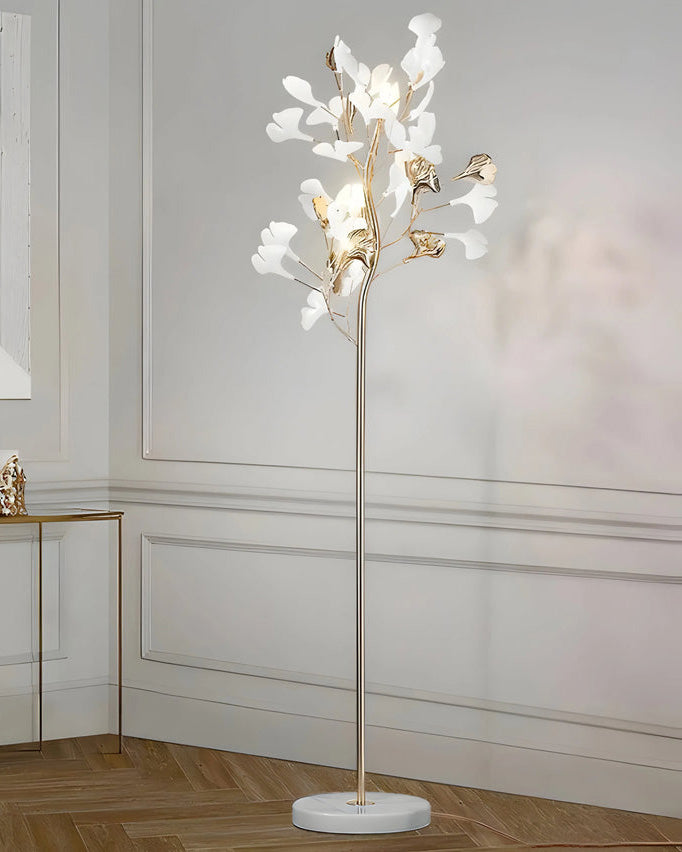WOMO Ceramic Ginkgo Tree Floor Lamp - WM7137