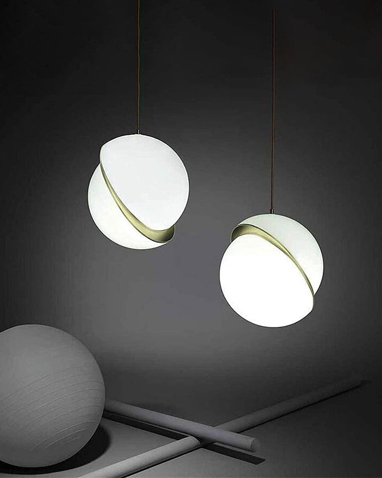 WOMO Gold Glass Ball Suspension-WM2679