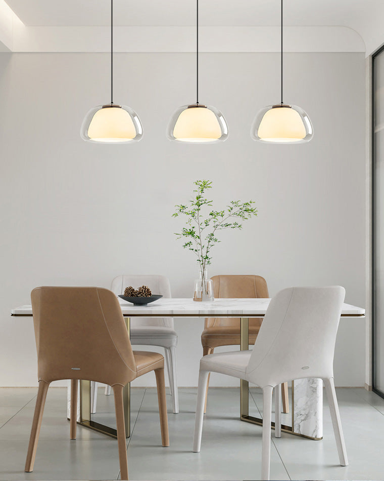 Suspension à dôme en verre WOMO-WM2537