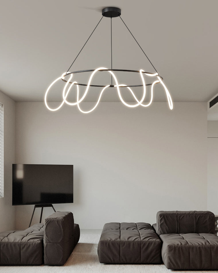WOMO Lustre Rond Corde Led-WM2059b