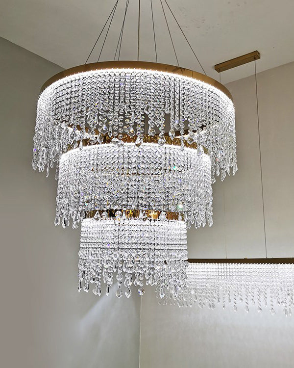 WOMO-WM2350 Cascade Crystal Chandelier