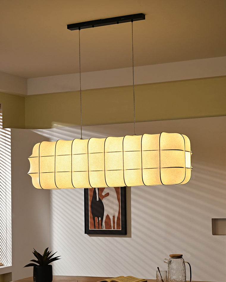 Lustre rectangulaire en tissu WOMO-WM2957