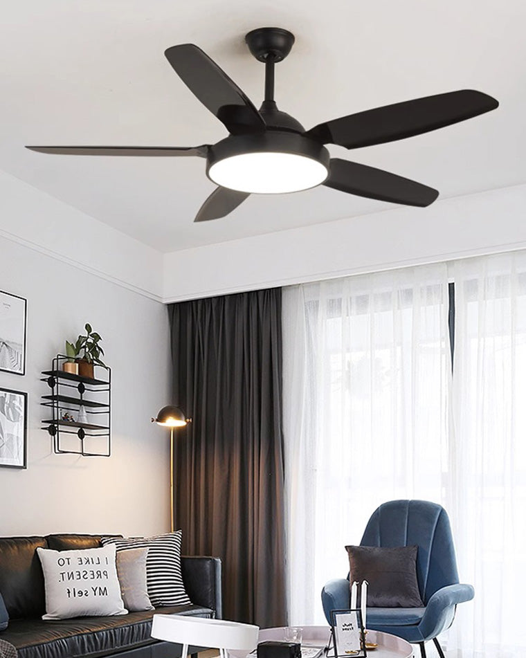 Lampe de ventilateur de plafond WOMO 5 pales-WM5101