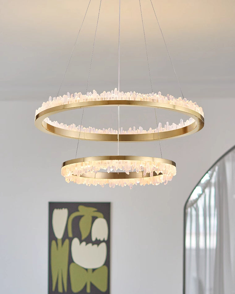 WOMO Lustre Cercle Cristal Led-WM2715
