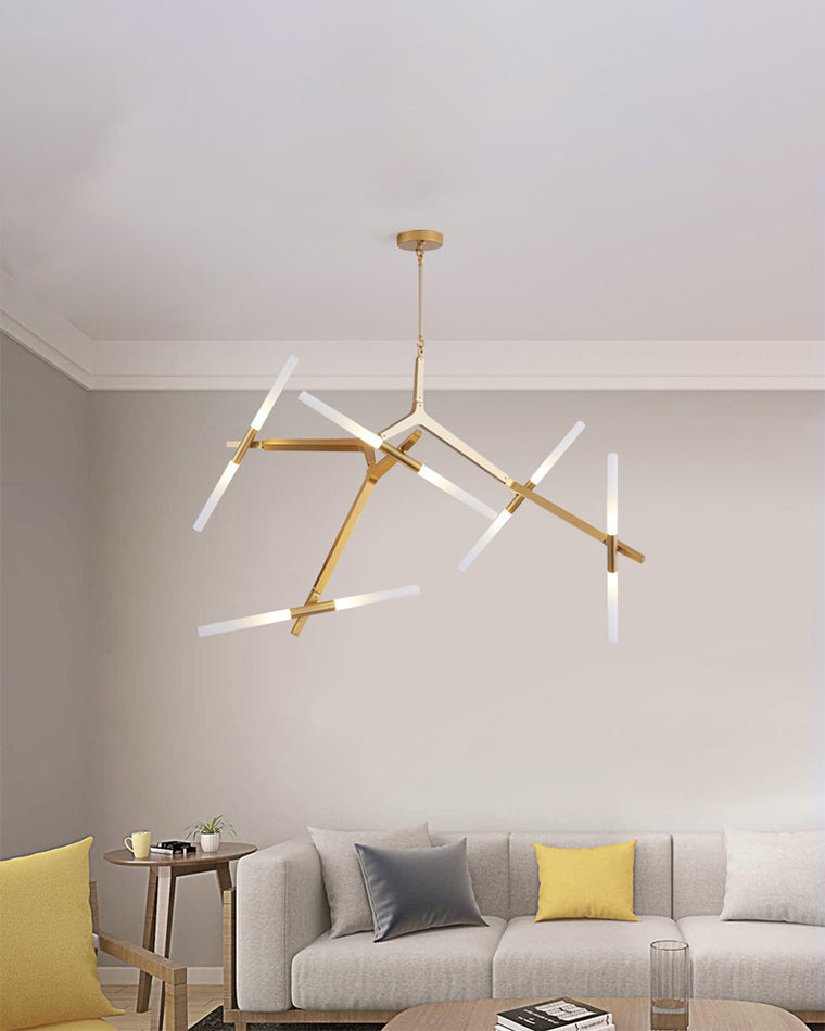 Lustre à branche en or réglable WOMO-WM2511