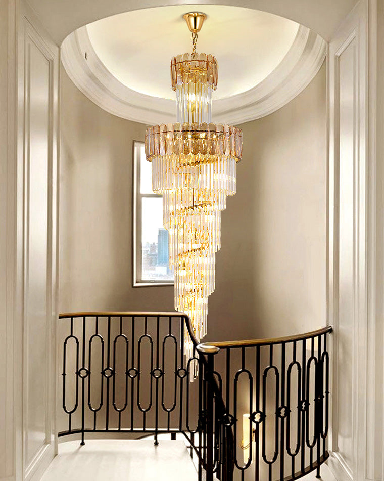Lustre en cristal en cascade WOMO-WM2387