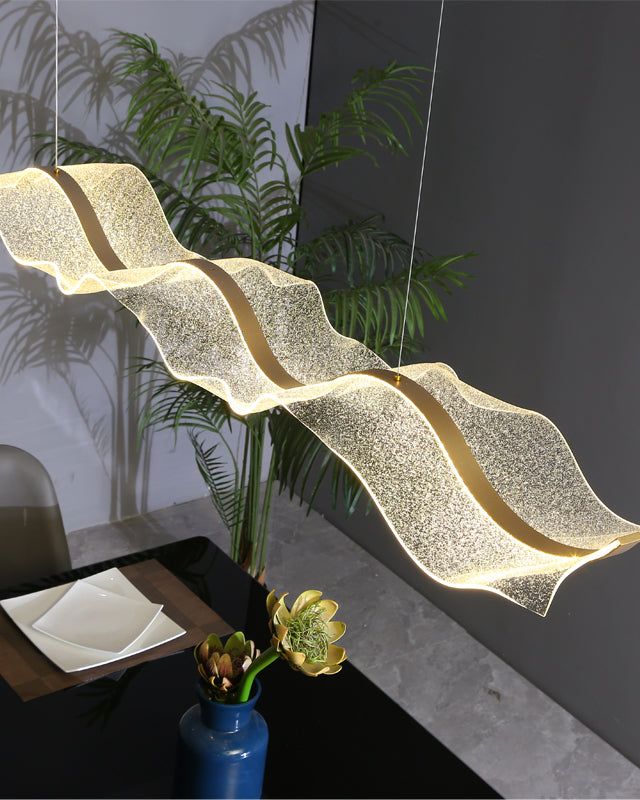 Lustre acrylique WOMO Wave Ribbon-WM2596