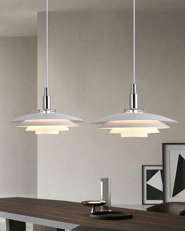 WOMO Suspension Metal Blanc pour Cuisine Design-WM2656