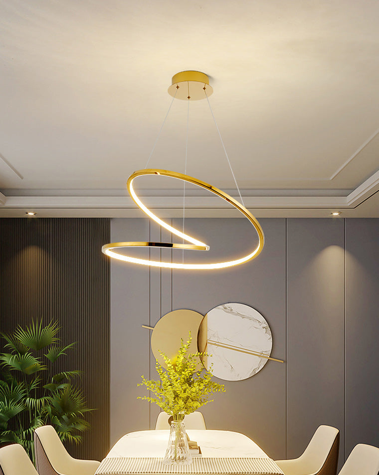 Lustre à LED WOMO Swirl-WM2461