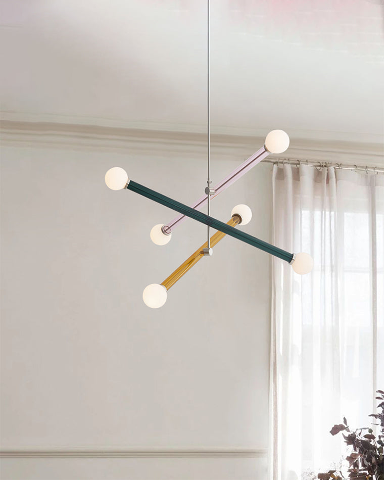 Lustre Globe Sputnik coloré WOMO-WM2670