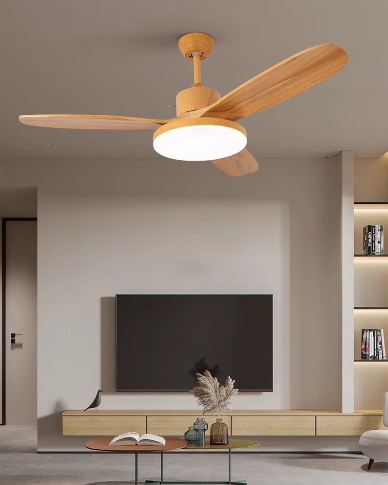 WOMO Ventilateur de plafond 3 Bois Pales-WM5090