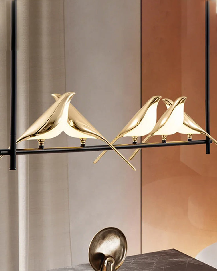 Lustre linéaire WOMO Gold Bird-WM2512b