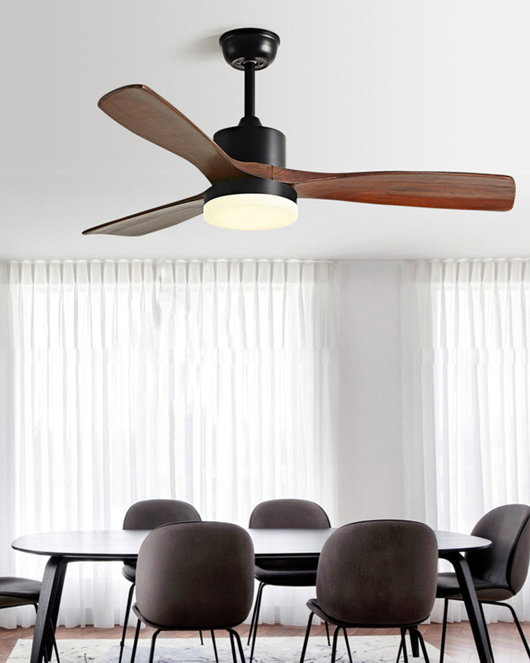 WOMO Ventilateur de plafond 3 Bois Pales-WM5068