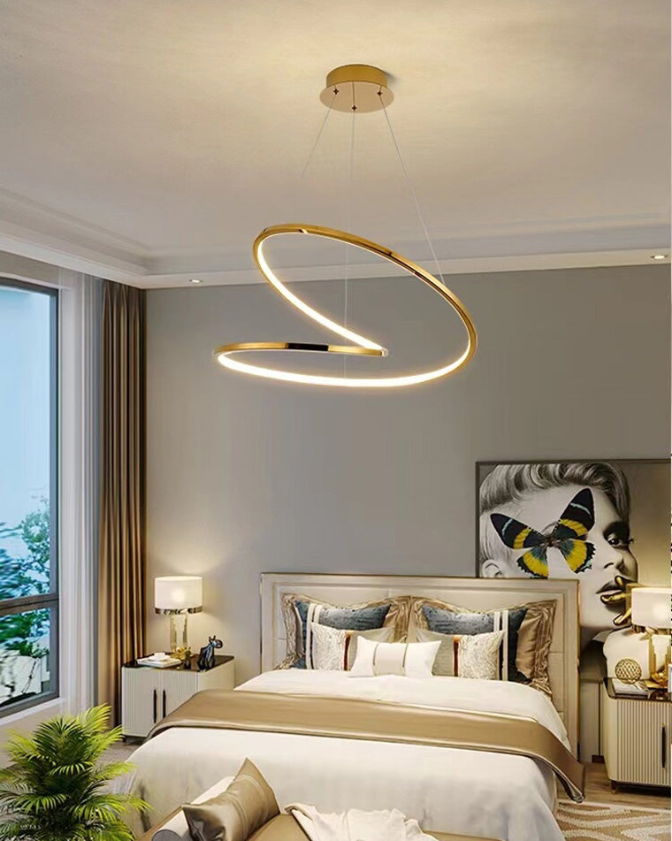 Lustre à LED WOMO Swirl-WM2461