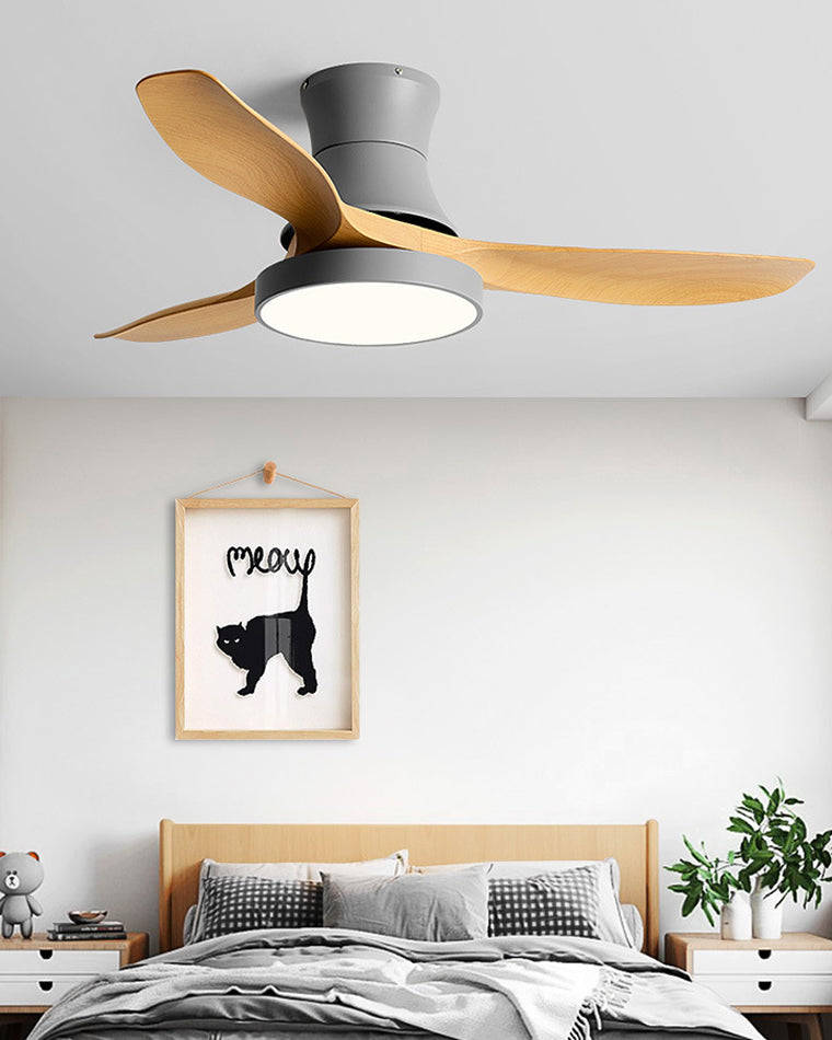 WOMO Ventilateur de plafond bas 3 Pales-WM5128