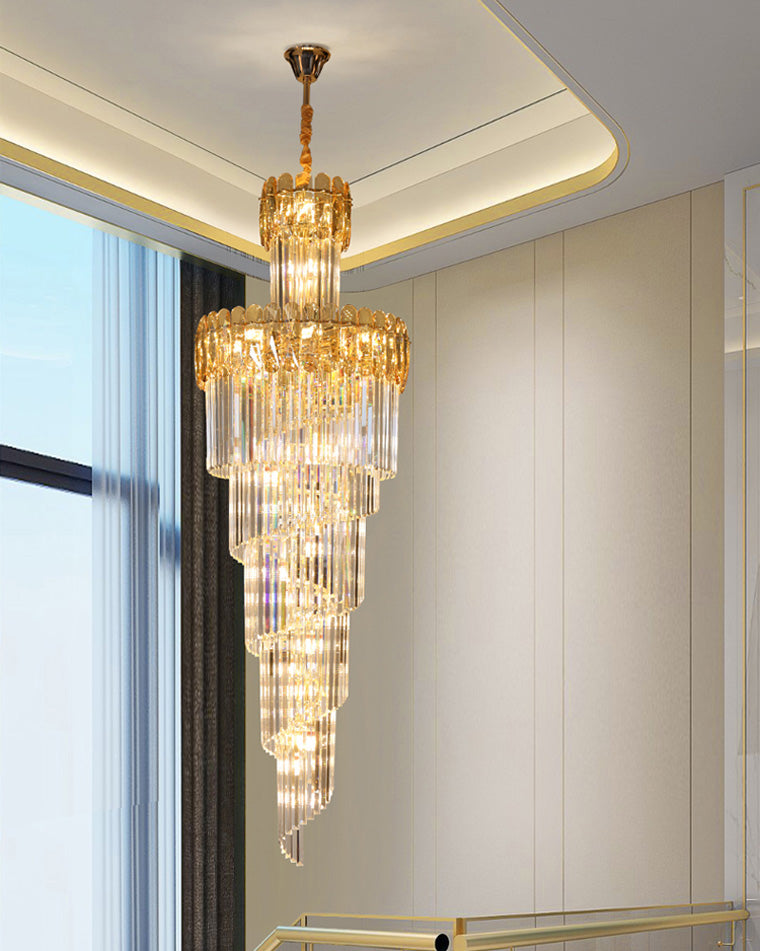 Lustre en cristal en cascade WOMO-WM2387