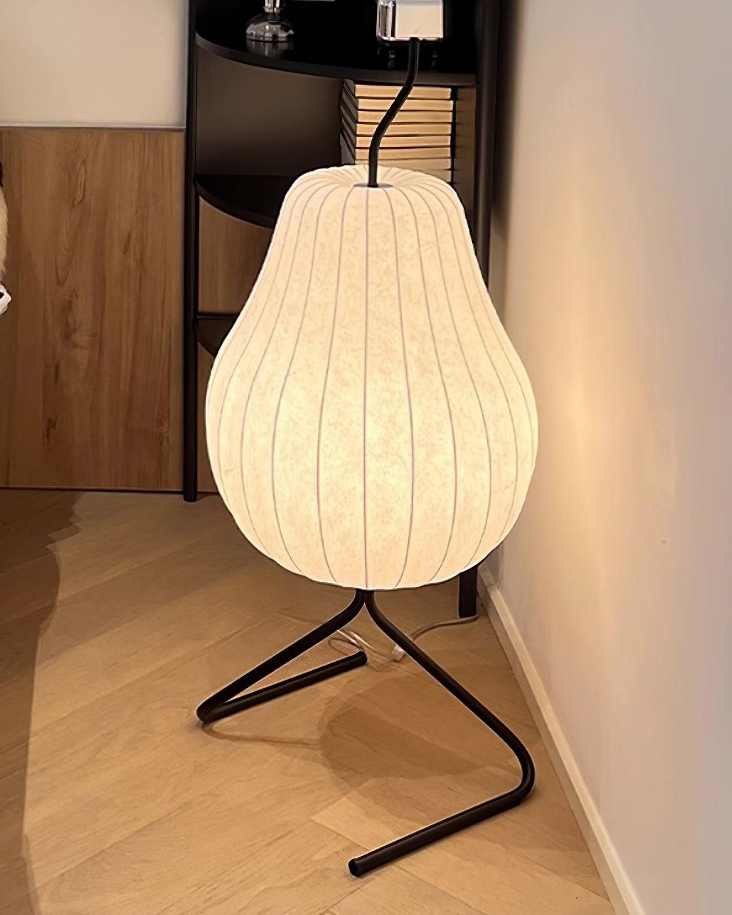 WOMO Lampe sur Pied Lanterne Poire en Soie - WM7126