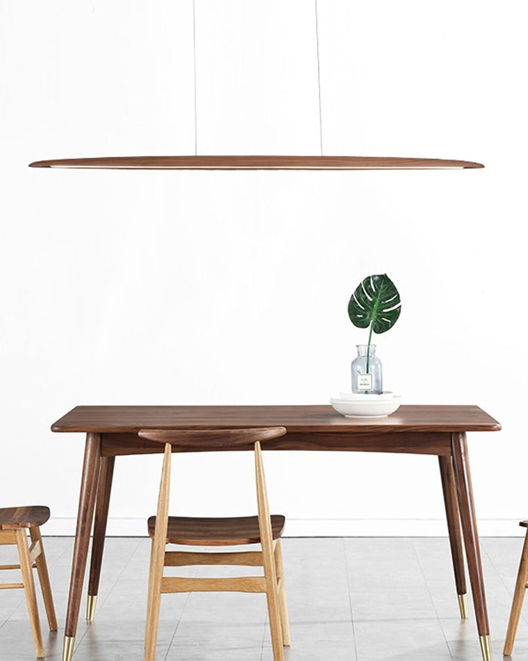Suspension LED linéaire en bois WOMO-WM2523