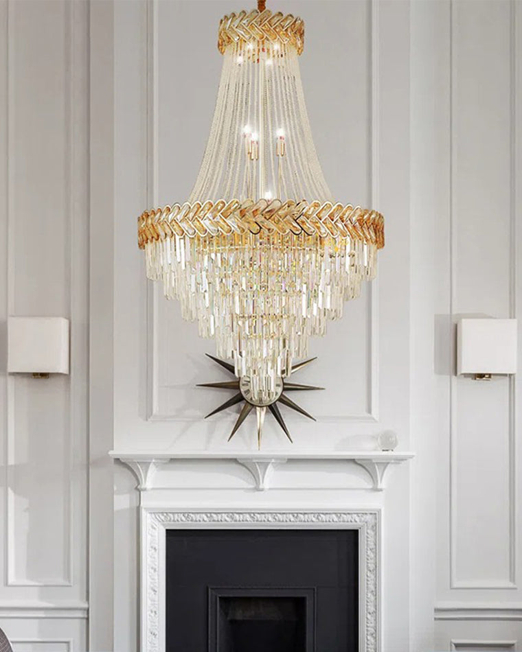 Lustre en cristal à plusieurs niveaux WOMO-WM2381