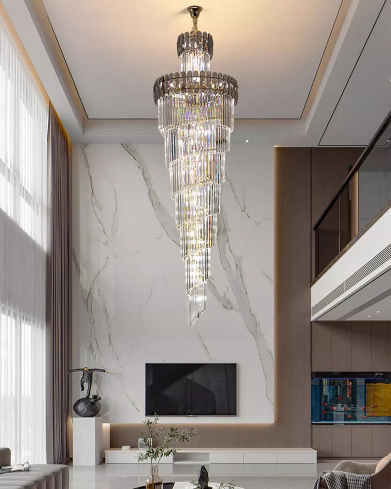 Lustre en cristal en cascade WOMO-WM2387