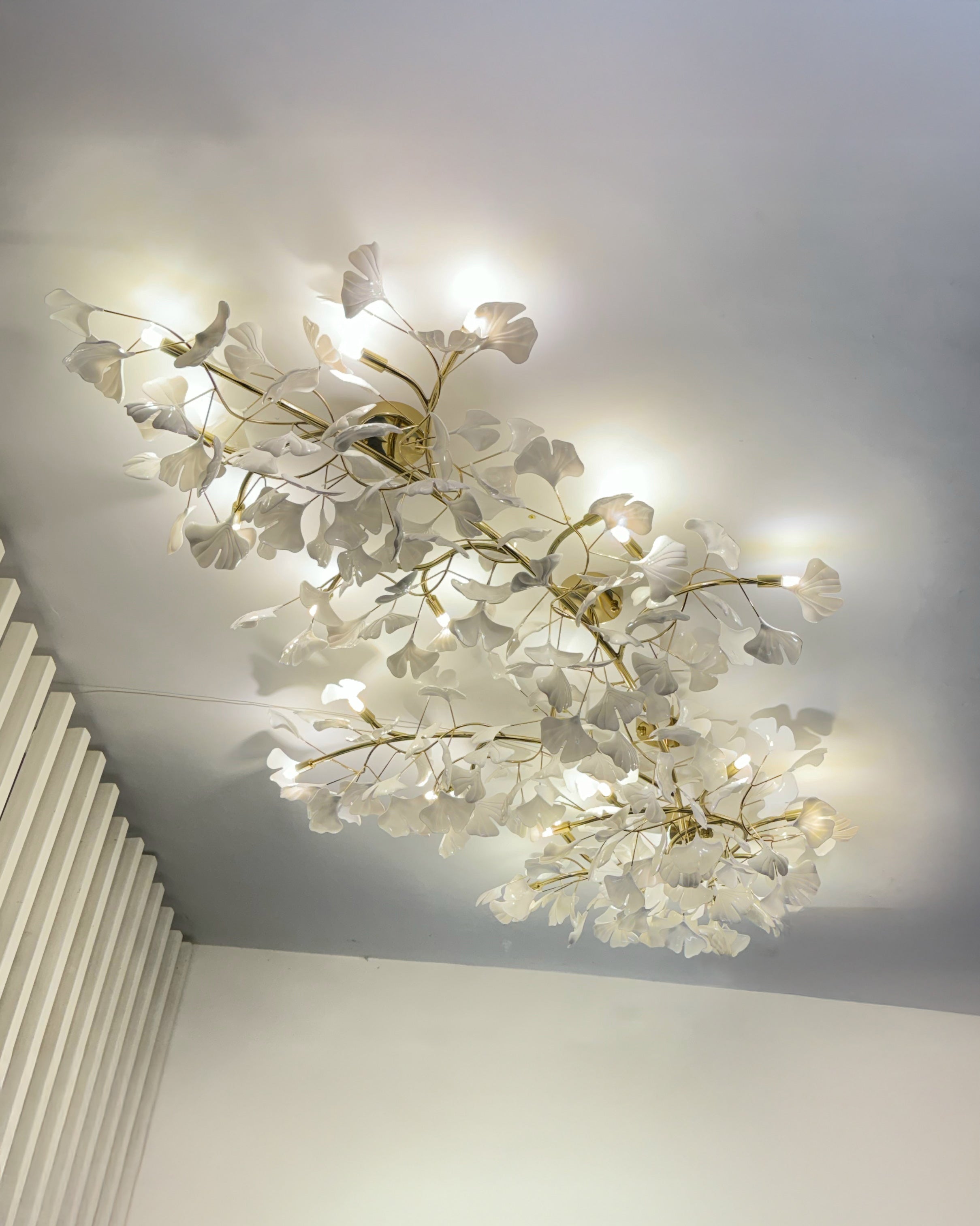 Plafonnier encastré en céramique WOMO Gingko-WM1119