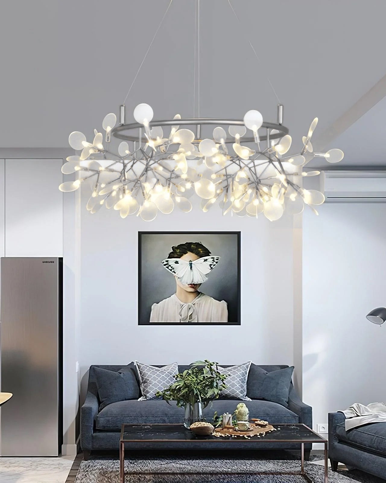 WOMO Lustre Rond Branche Led-WM2435