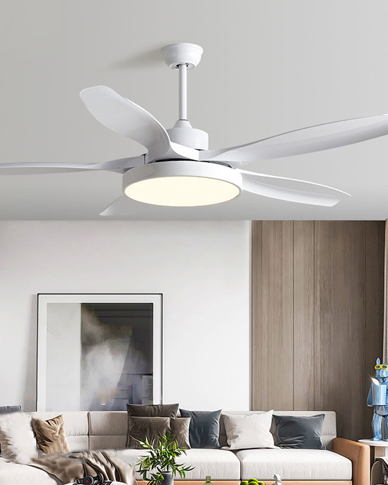 Lampe de ventilateur de plafond moderne WOMO 5 pales-WM5129
