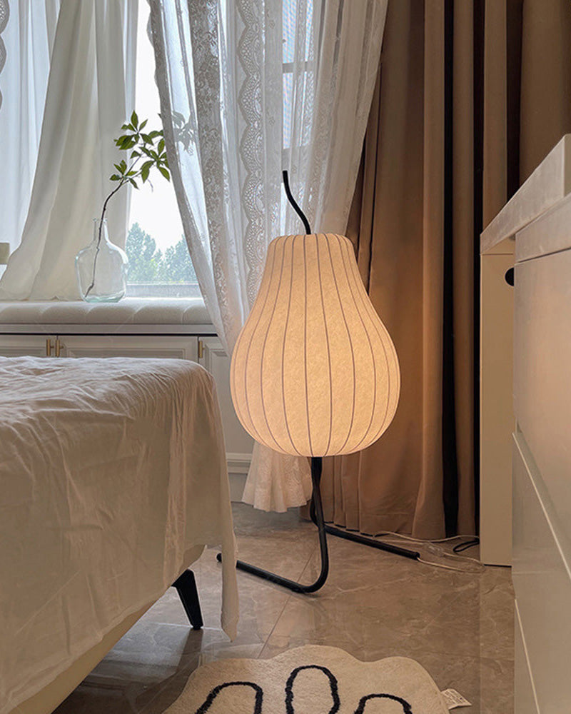 WOMO Lampe sur Pied Lanterne Poire en Soie - WM7126