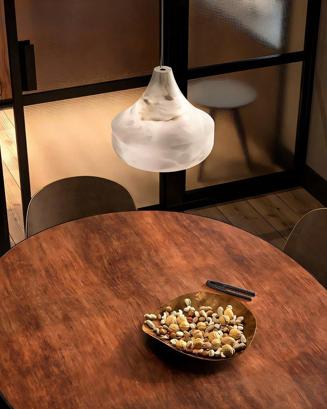 WOMO-WM2905 Cone Alabaster Pendant Light