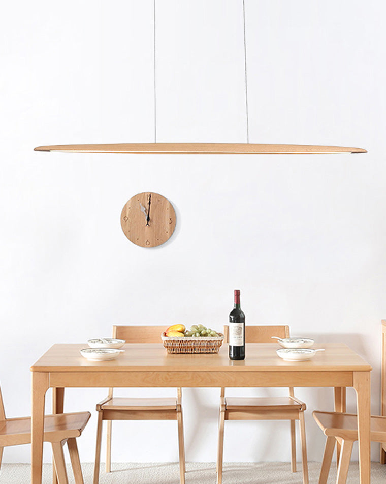 Suspension LED linéaire en bois WOMO-WM2523