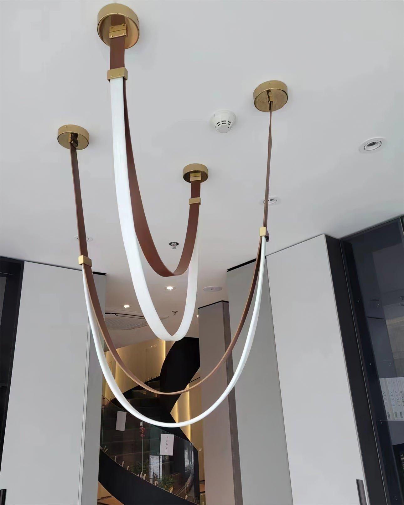 WOMO Lustre Simili-Cuir Led Décorative-WM2908