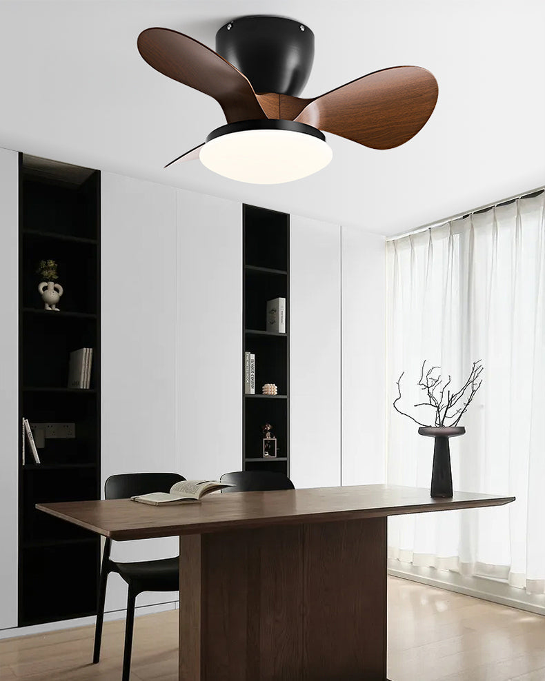 WOMO 24 pouces petite lampe de ventilateur de plafond à profil bas - WM5159