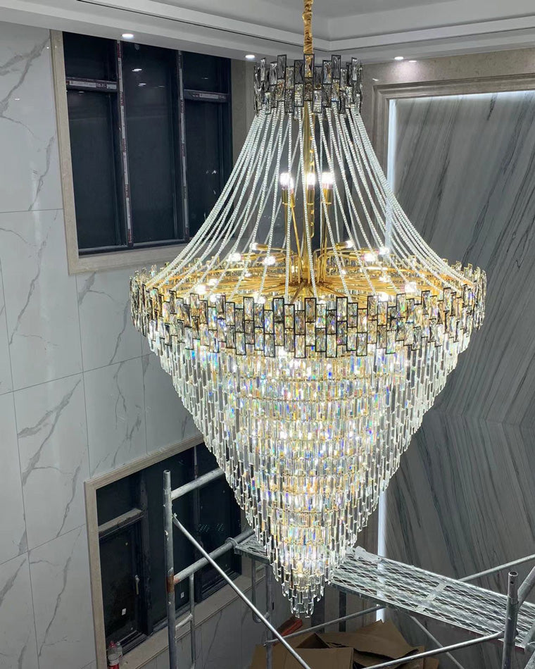 Lustre en cristal massif à plusieurs niveaux WOMO-WM2380