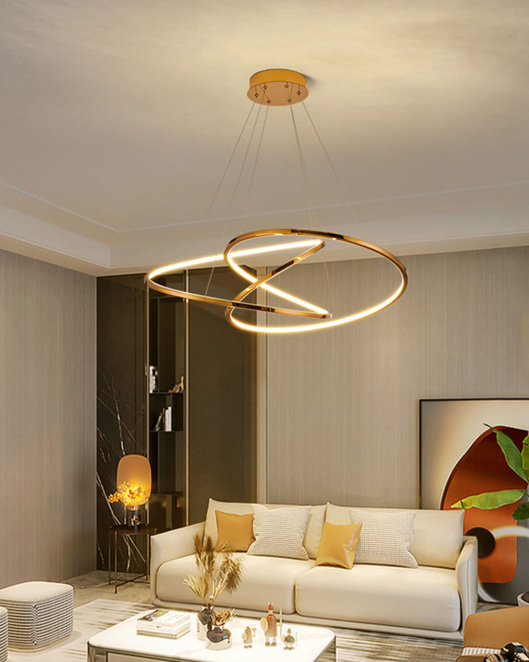 Lustre à LED WOMO Swirl-WM2461