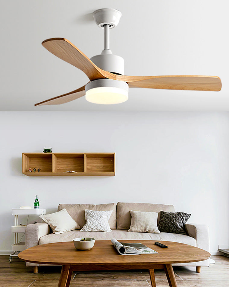 WOMO Ventilateur de plafond 3 Bois Pales-WM5068