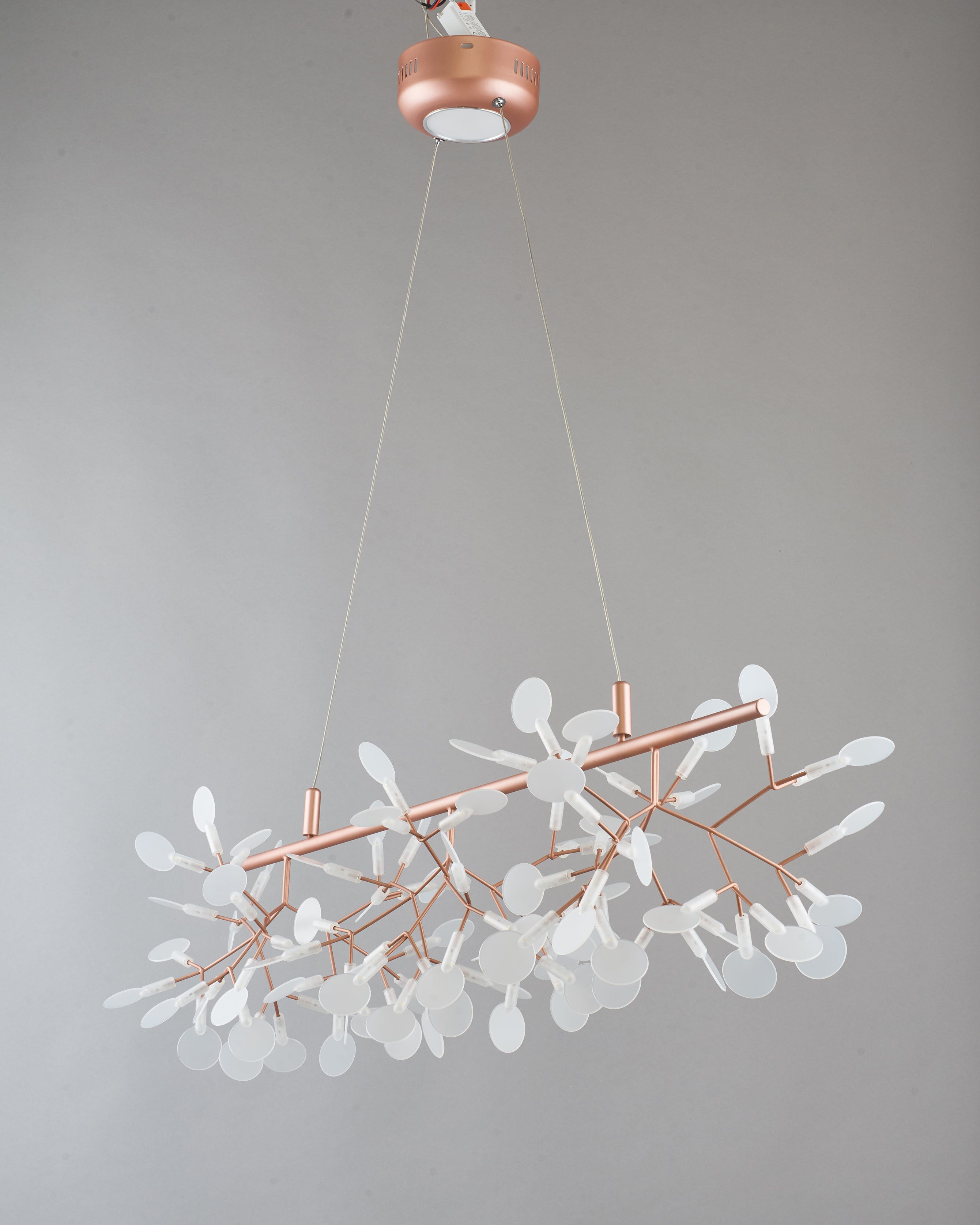 WOMO Lustre Linéaire Branche Led Rose Doré-WM2436