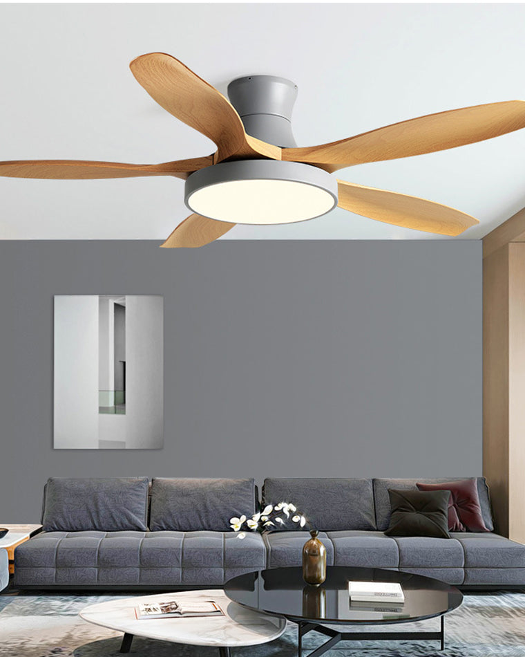 WOMO Grand Ventilateur de plafond bas 5 Pales-WM5130