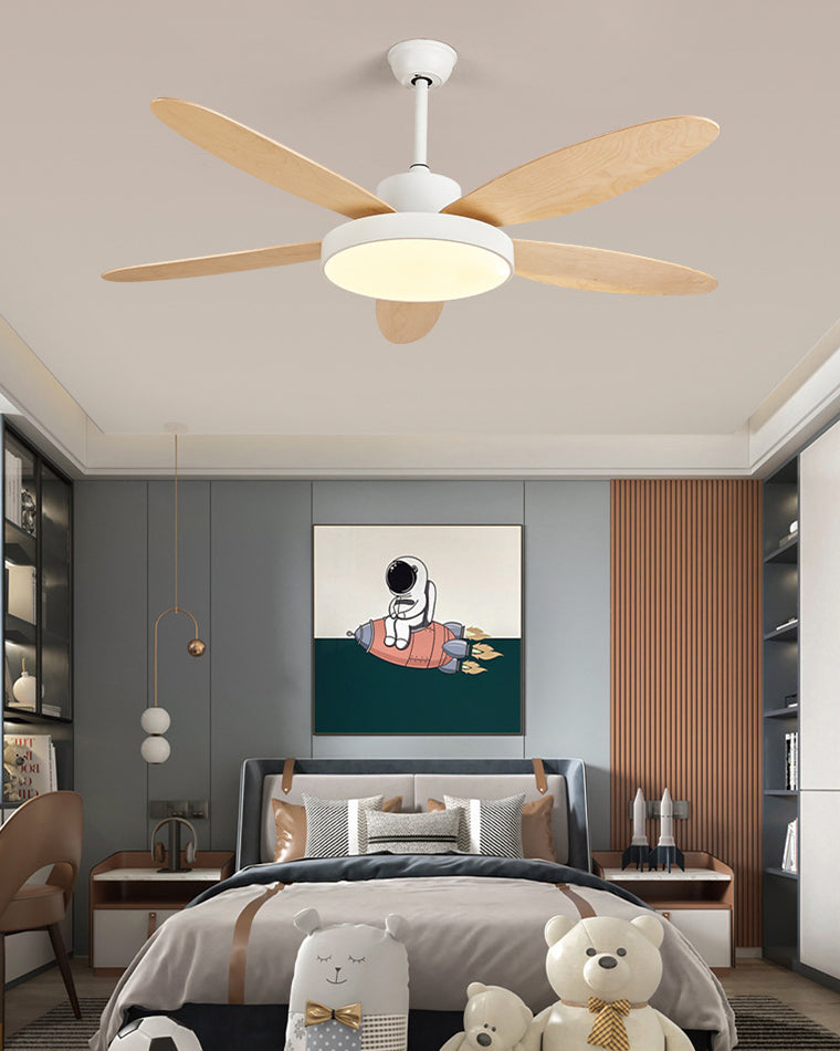 Lampe de ventilateur de plafond moderne WOMO 5 pales-WM5131