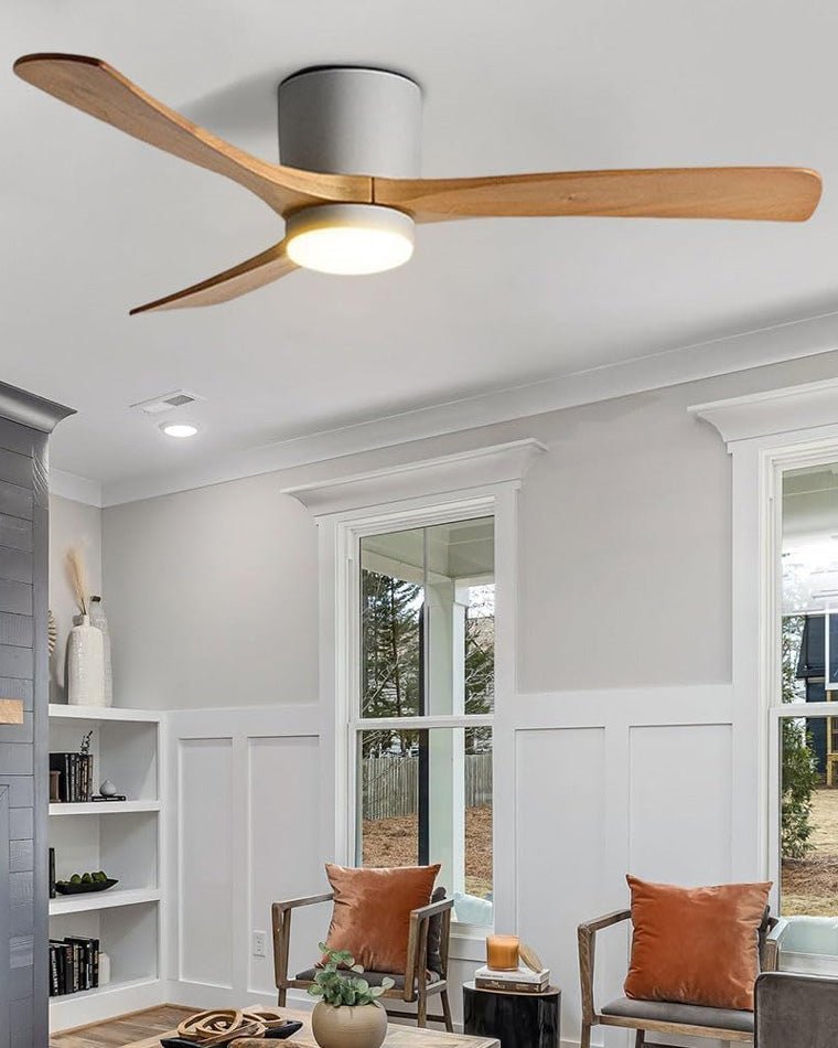 WOMO Grand Ventilateur de plafond bas 3 Pales-WM5051