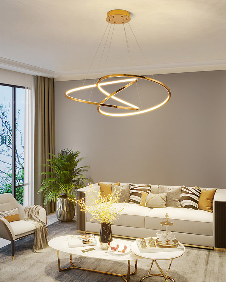 Lustre à LED WOMO Swirl-WM2461