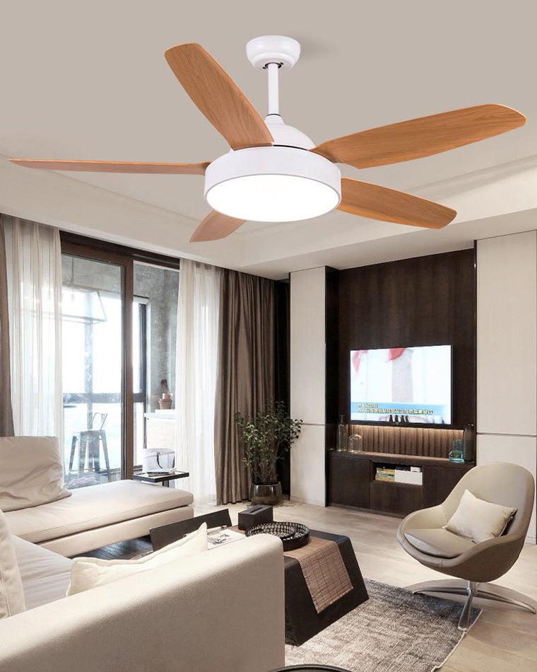 Lampe de ventilateur de plafond WOMO 5 pales-WM5101